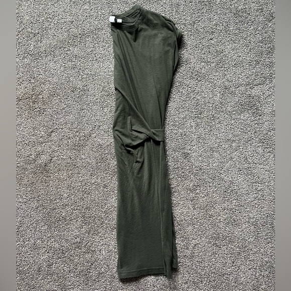 Women’s Gap Short Sleeve Gathered Waist Midi Dress in Size Small in Baby Tweed - Picture 3 of 6